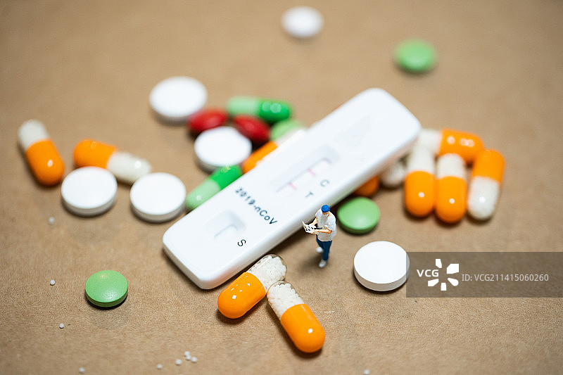 新冠病毒抗原检测图片素材