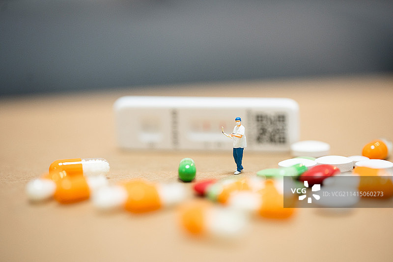 新冠病毒抗原检测图片素材