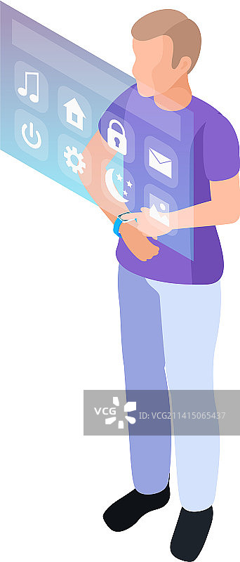 2.5D虚拟现实图片素材