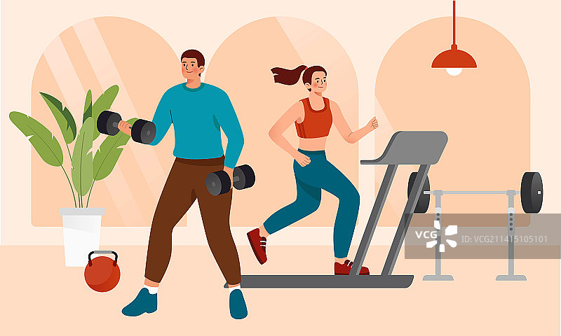 年轻人训练运动健身图片素材