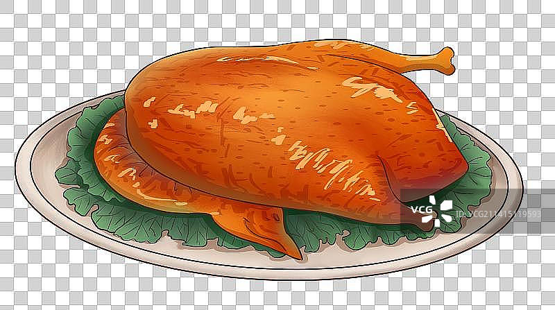 烤鸭烤鸡图片素材