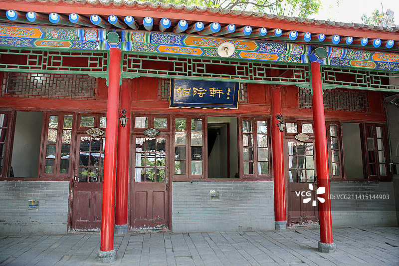 陕西省西安市华清池五间厅（桐荫轩）图片素材