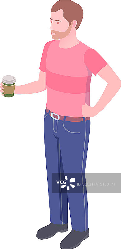 2.5D男人图片素材