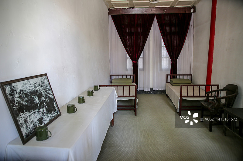 陕西省西安市华清池五间厅（桐荫轩）：会客室图片素材