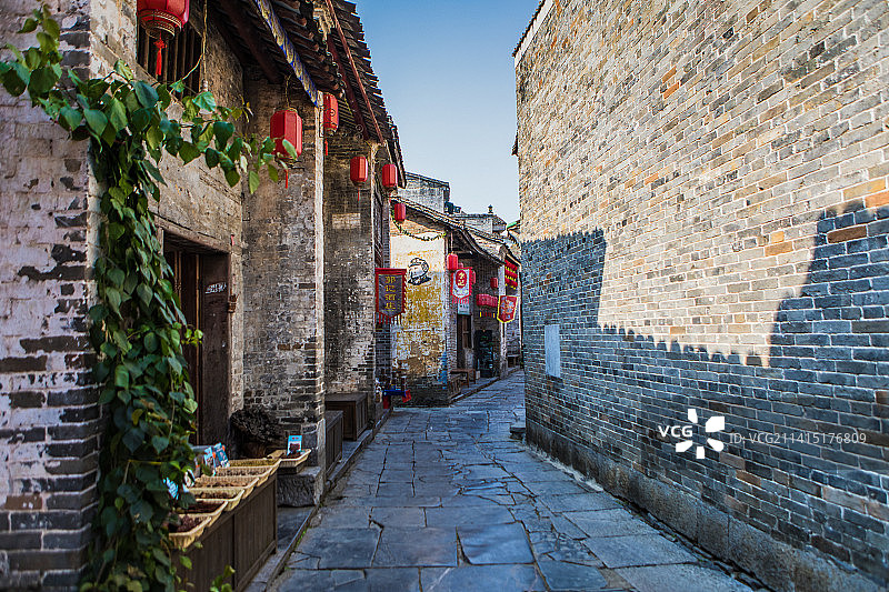 广西贺州黄姚镇黄姚古镇景区图片素材