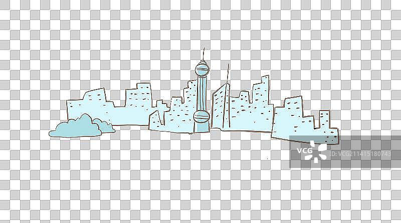 上海东方明珠塔图片素材