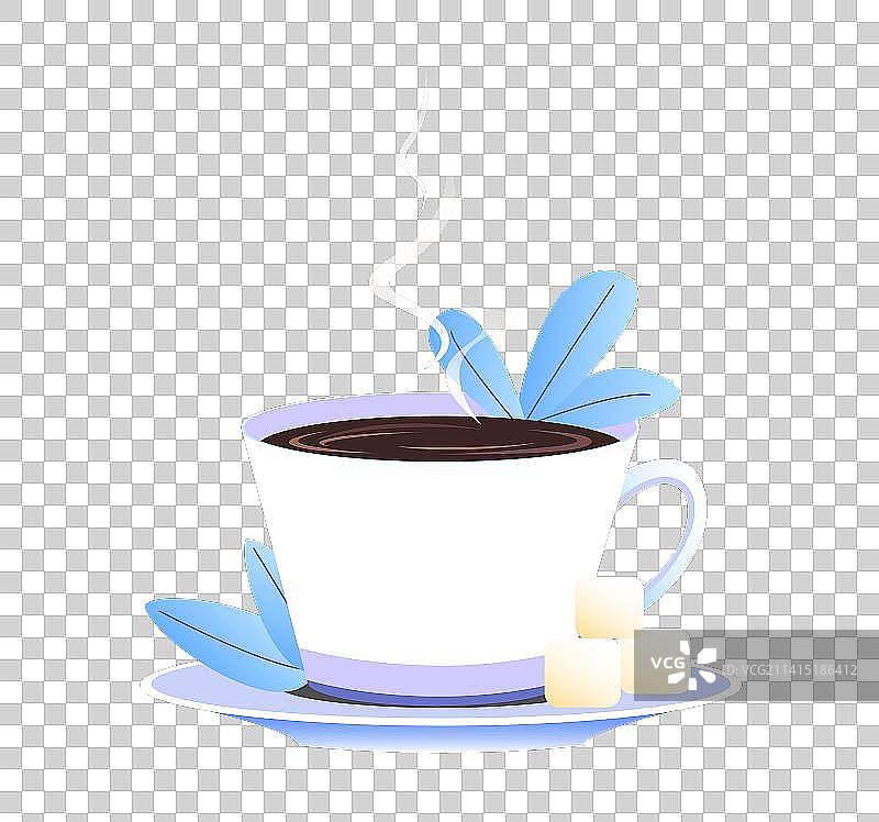 扁平矢量化咖啡图片素材