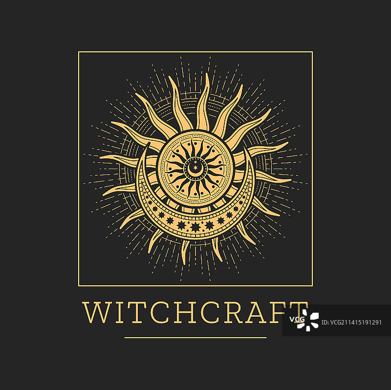 巫术占星塔罗牌神秘学图标图片素材