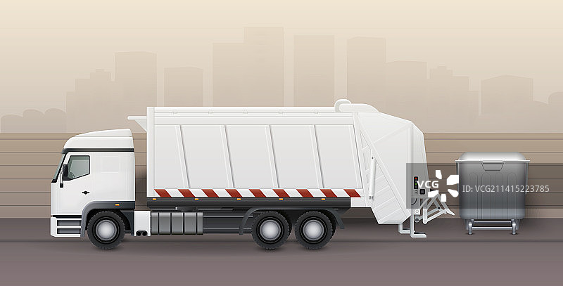 垃圾车图片素材