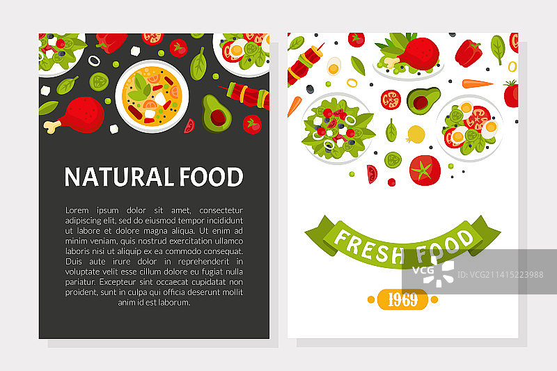 盘装新鲜天然食品广告图片素材