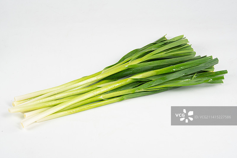绿色蔬菜蒜苗图片素材