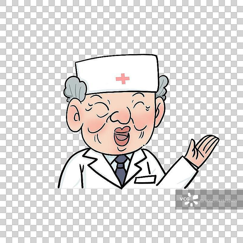 老医生人物元素图片素材