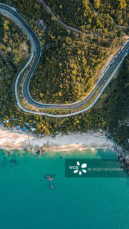 深圳大鹏最美海滨公路图片素材