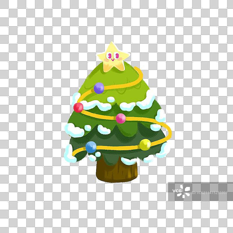 圣诞节手绘元素合集图片素材