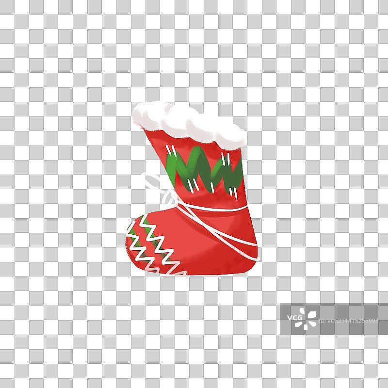 圣诞节手绘元素合集图片素材