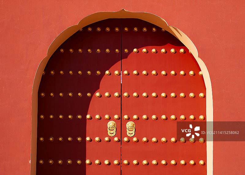 天坛祈谷坛南砖门特写图片素材