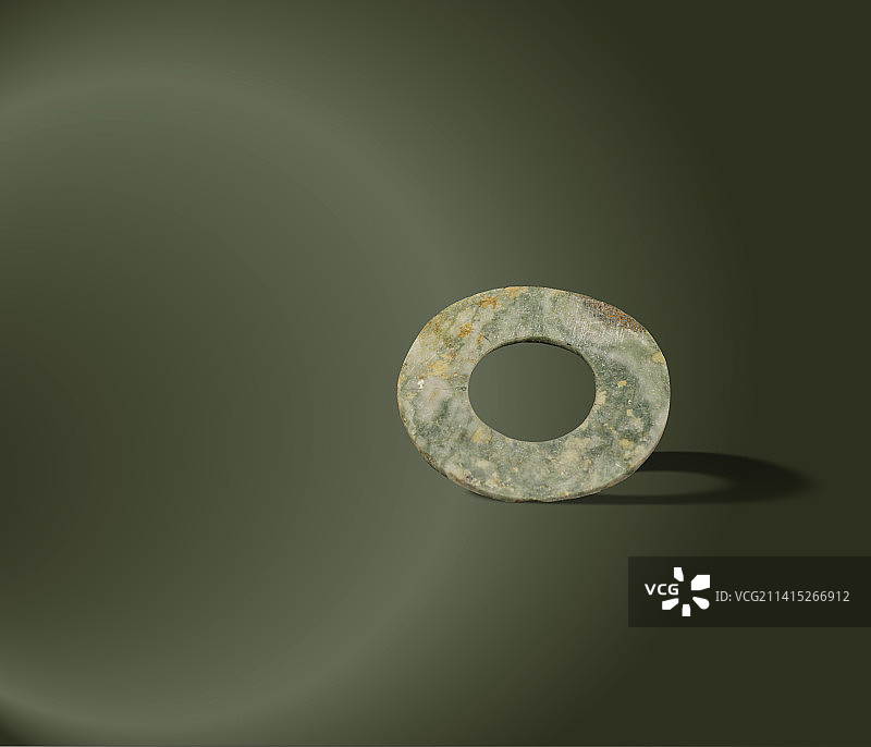 中国古代的玉，青玉璧，龙纹白玉璧，玉环图片素材
