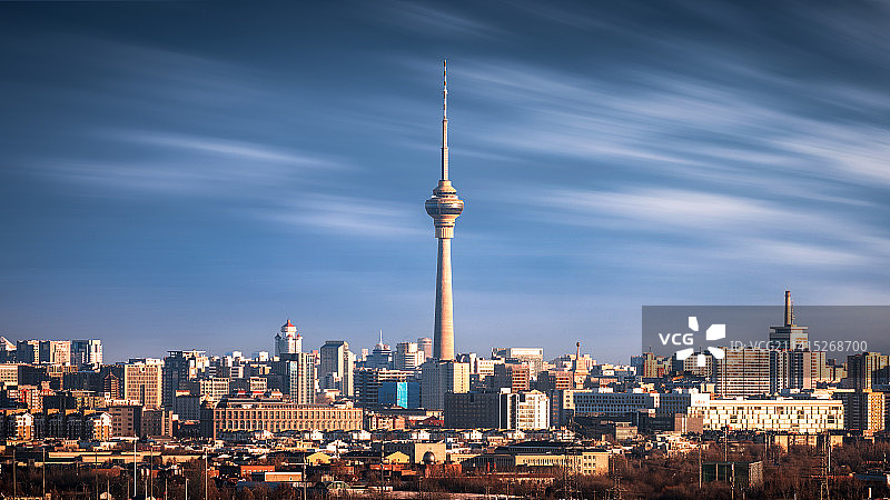 中央电视塔印象图片素材