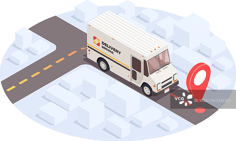 货车运输路线图片素材