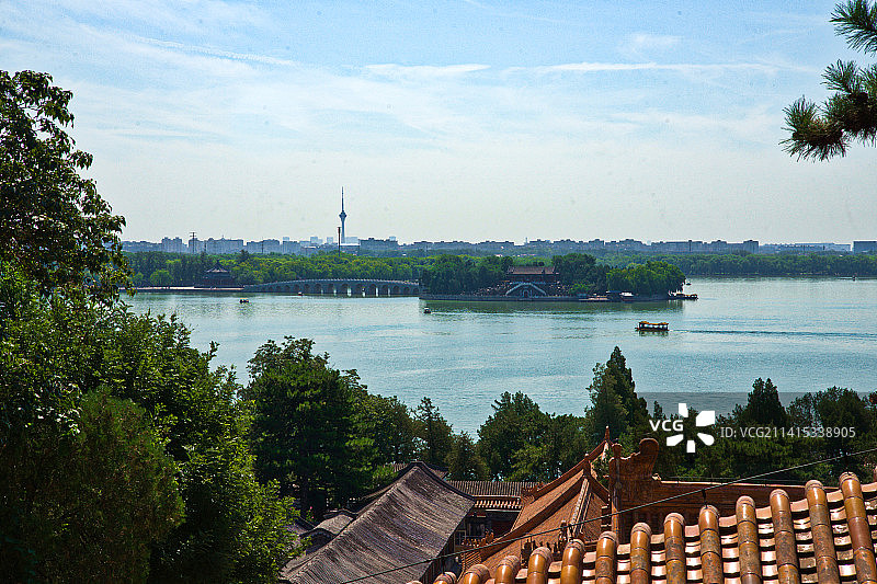 颐和园昆明湖图片素材