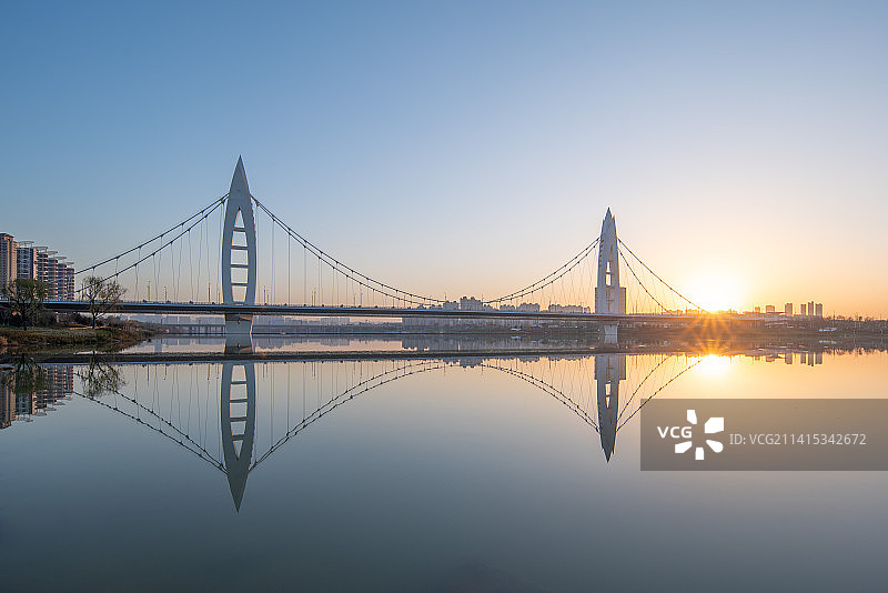 西安元朔大桥图片素材