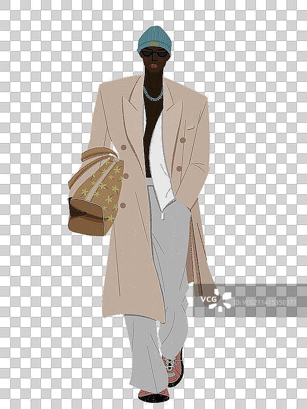 模特走路图片素材