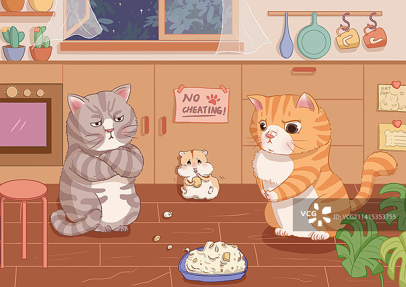 不许偷吃！图片素材