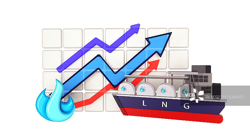 石油插图，配图，C4D渲染，沙特，立体化图标图片素材