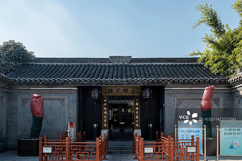 泰州高港区古雕花楼图片素材