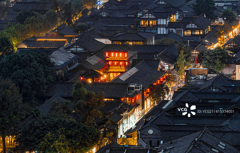 宽窄巷子图片素材