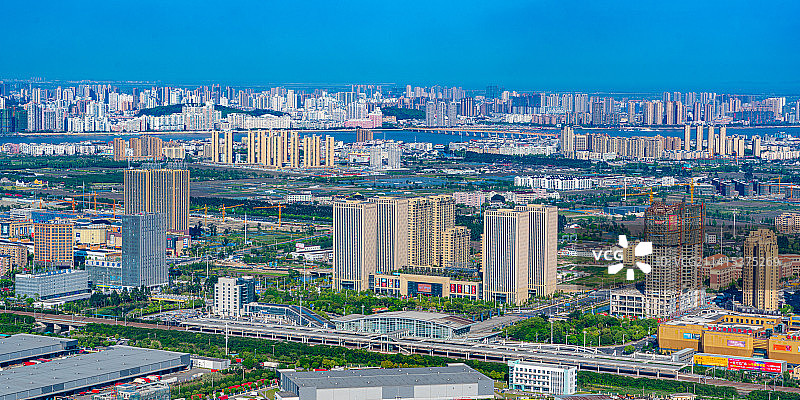 瑞安江南新区城市风光图片素材
