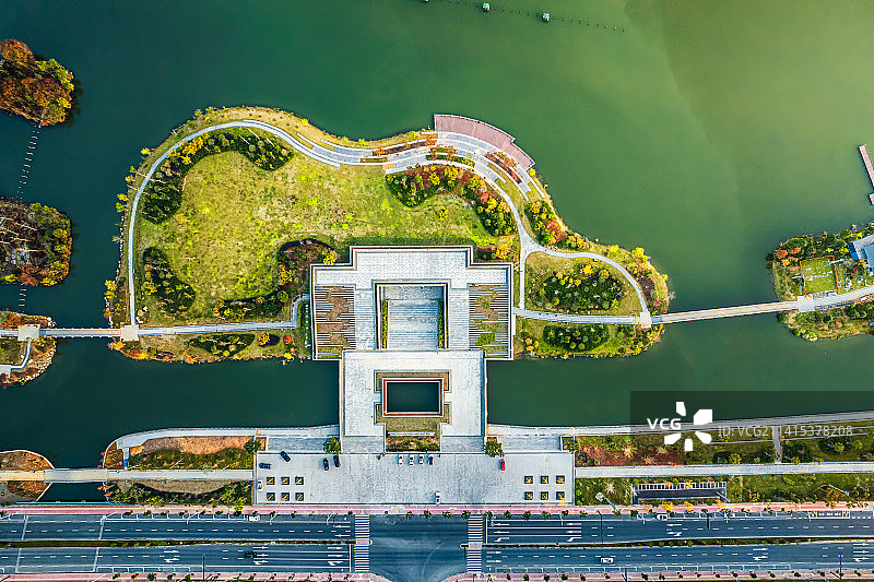 温州鳌江九叠河湿地公园图片素材