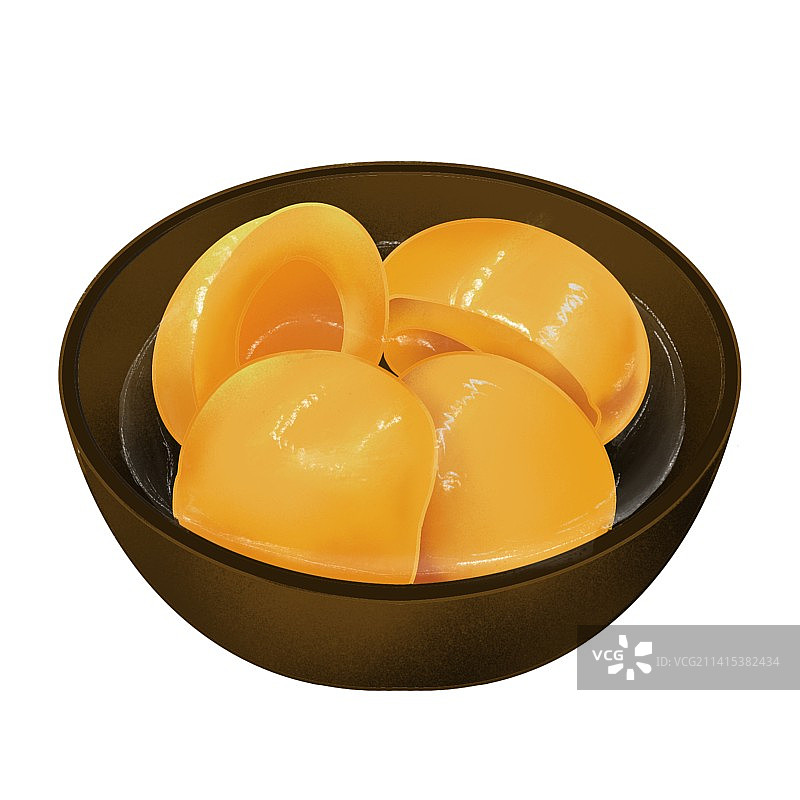 黄桃罐头图片素材