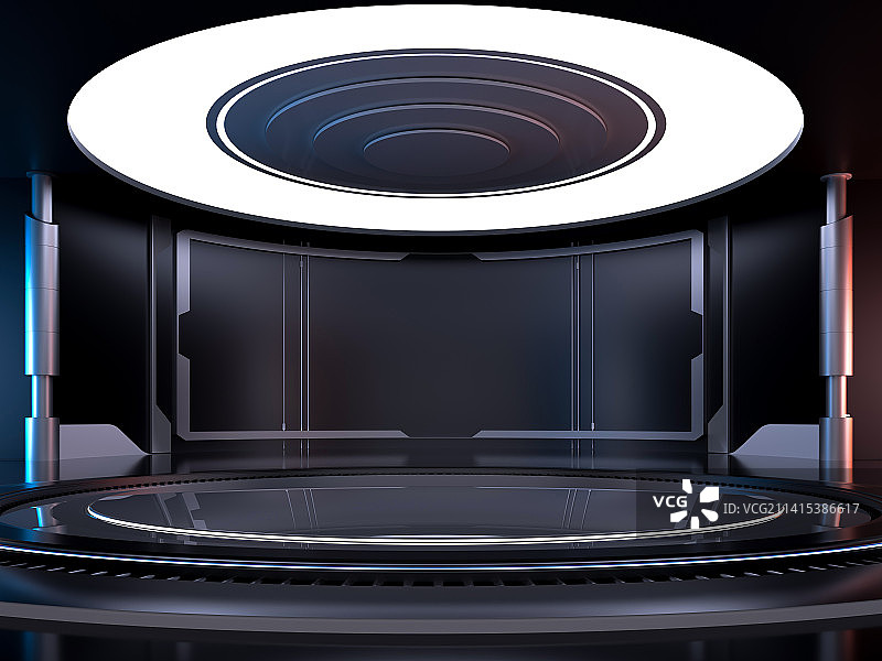 3D渲染展示平台背景图片素材