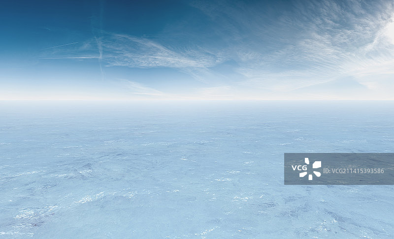 空旷的冰面图片素材