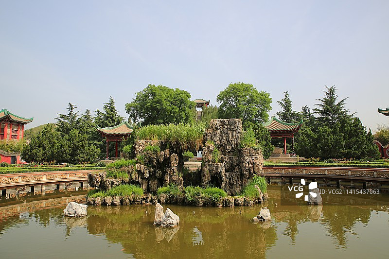 陕西省咸阳市茂陵博物馆(霍去病墓)图片素材