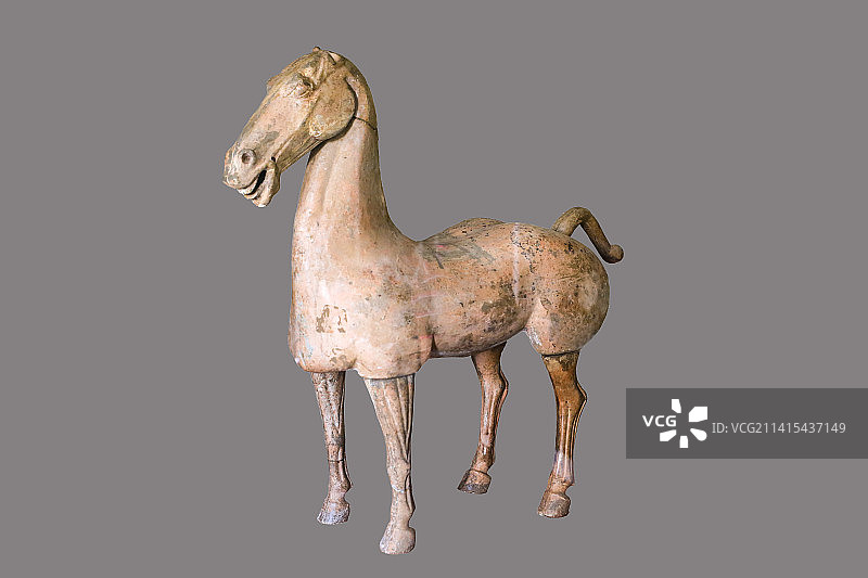 陕西省咸阳市茂陵博物馆(霍去病墓)：陶马图片素材