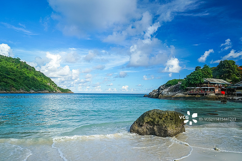 泰国普吉皇帝岛（RACHA）绝美的大海海景风光图片素材