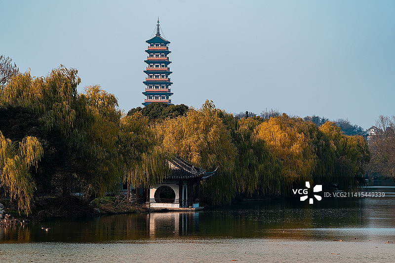 蜀冈瘦西湖图片素材