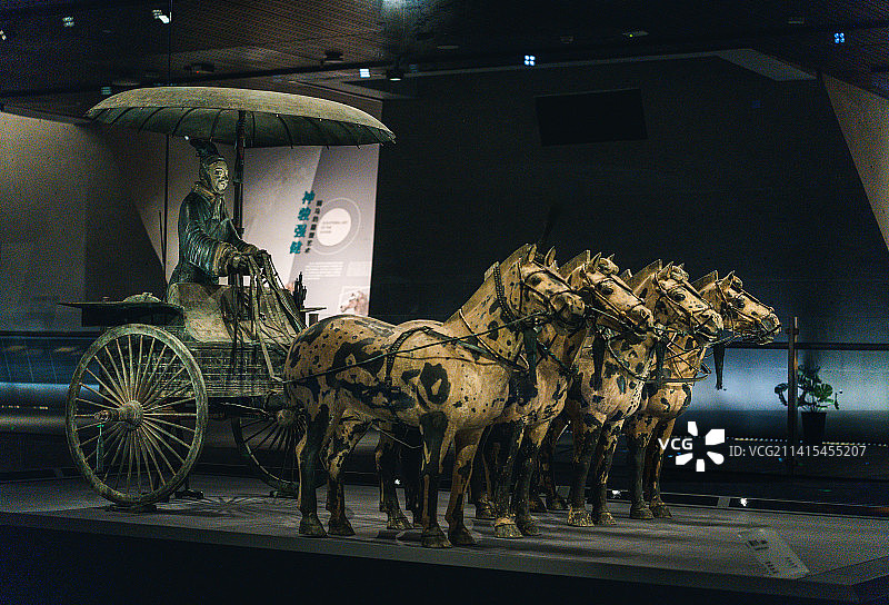 兵马俑铜车马图片素材