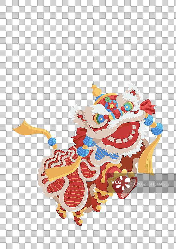 舞狮免抠图片素材