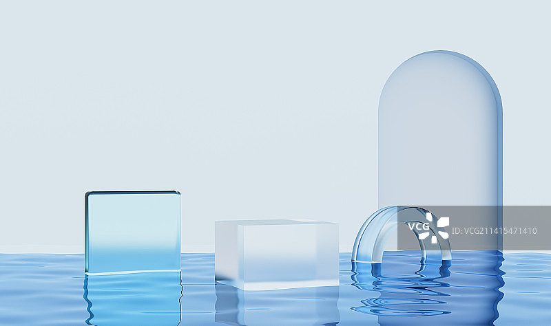 C4D风格的创意插画图片素材