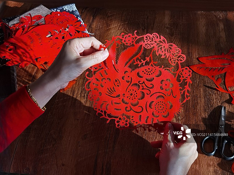 兔年剪纸图片素材