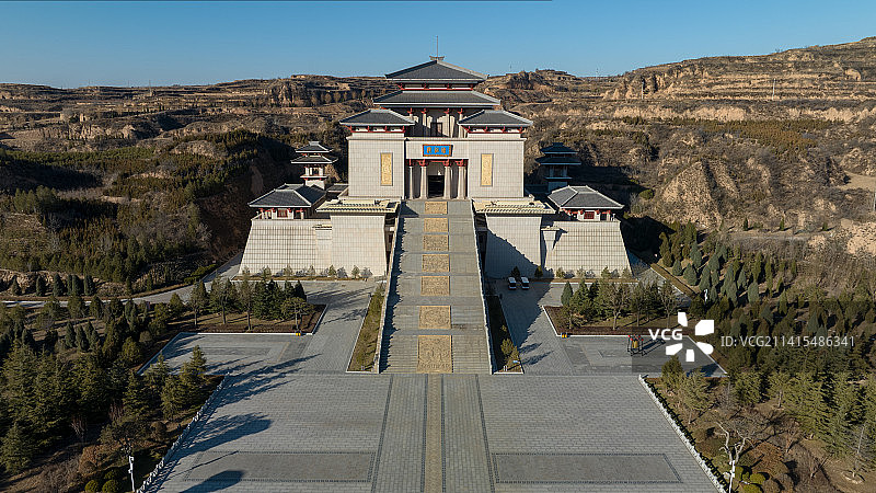 国家4A级旅游景区山西省临汾市尧都区尧帝陵景区图片素材
