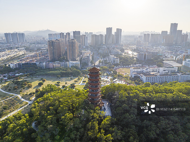 深圳光明红花山公园风光图片素材