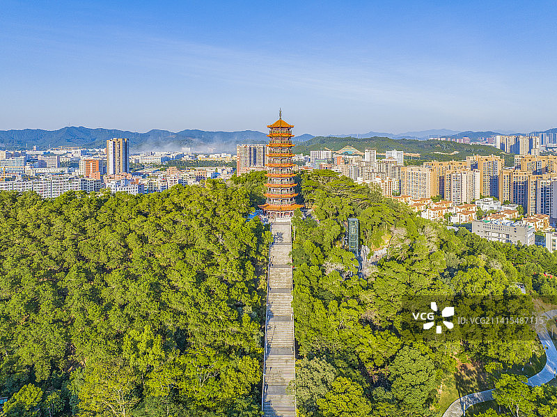 深圳光明红花山公园风光图片素材