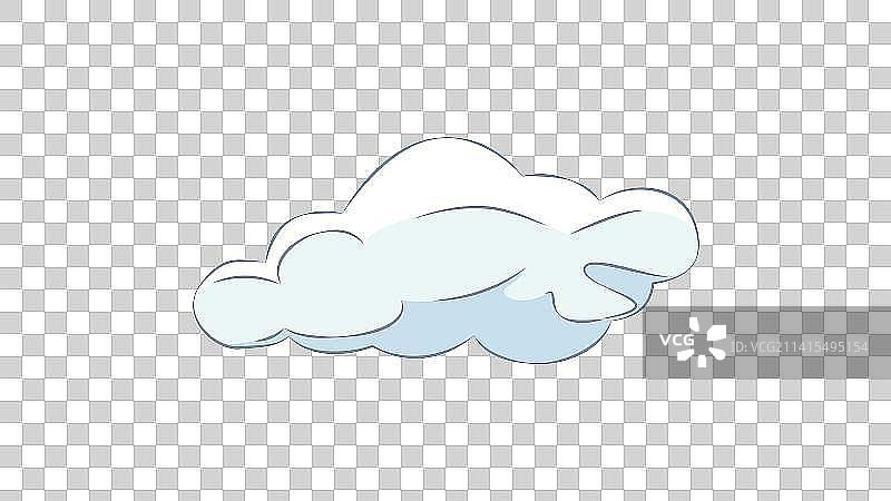 元旦插画祥云如意图片素材