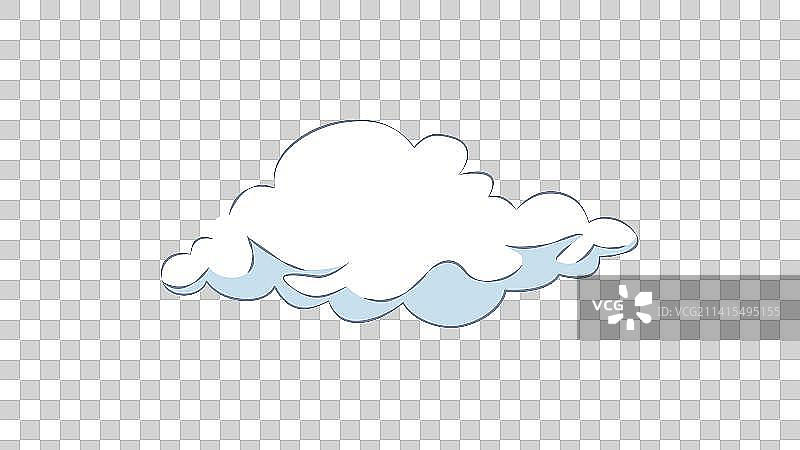 元旦插画祥云图片素材