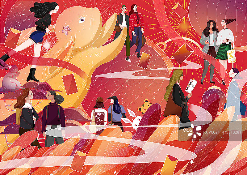 新年主视觉图片素材