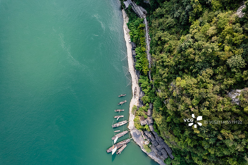 湖北省宜昌市夷陵区三斗坪镇三峡人家风景区图片素材
